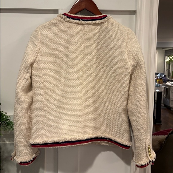 J. Crew Tweed Raw Edge Lady Jacket Blazer - Picture 3 of 11